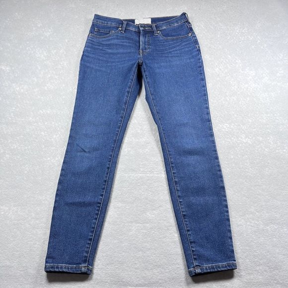 Everlane Jeans Womens Size 27 Blue Skinny Ankle Jean in Dark Indigo Denim 0498 - Picture 1 of 13
